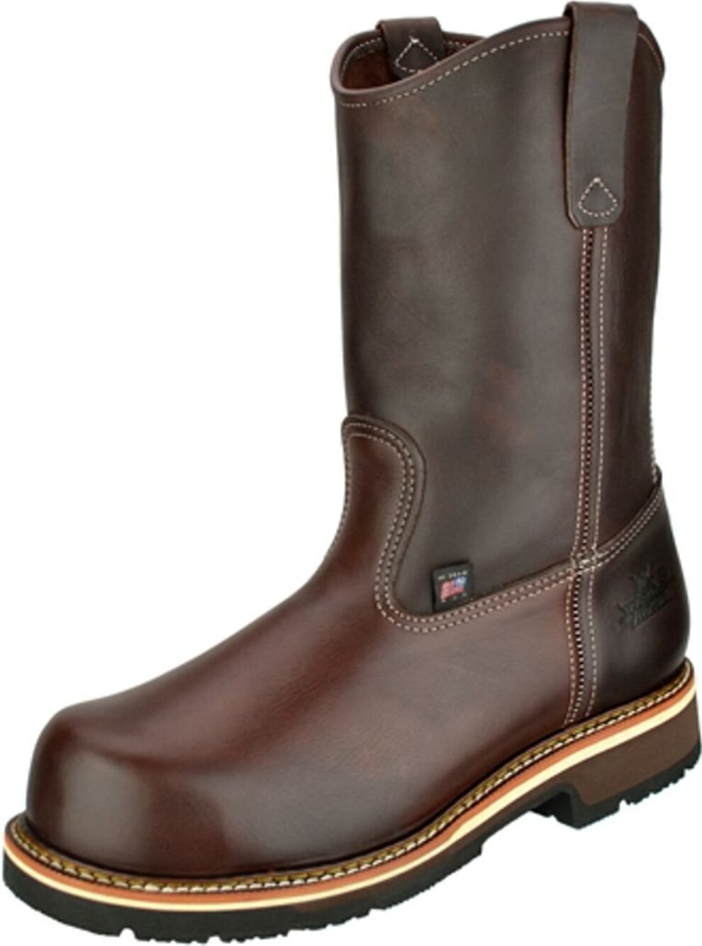 Thorogood Emperor Toe 11” Wellington Composite Toe Work Boots, Black, Size 9